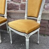 Set of 4 French chairs style Louis XVI vintage 1950 rococo Provence SHABBY CHIC