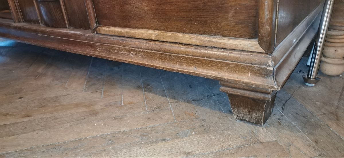 1930s Art Deco sideboard in solid oak