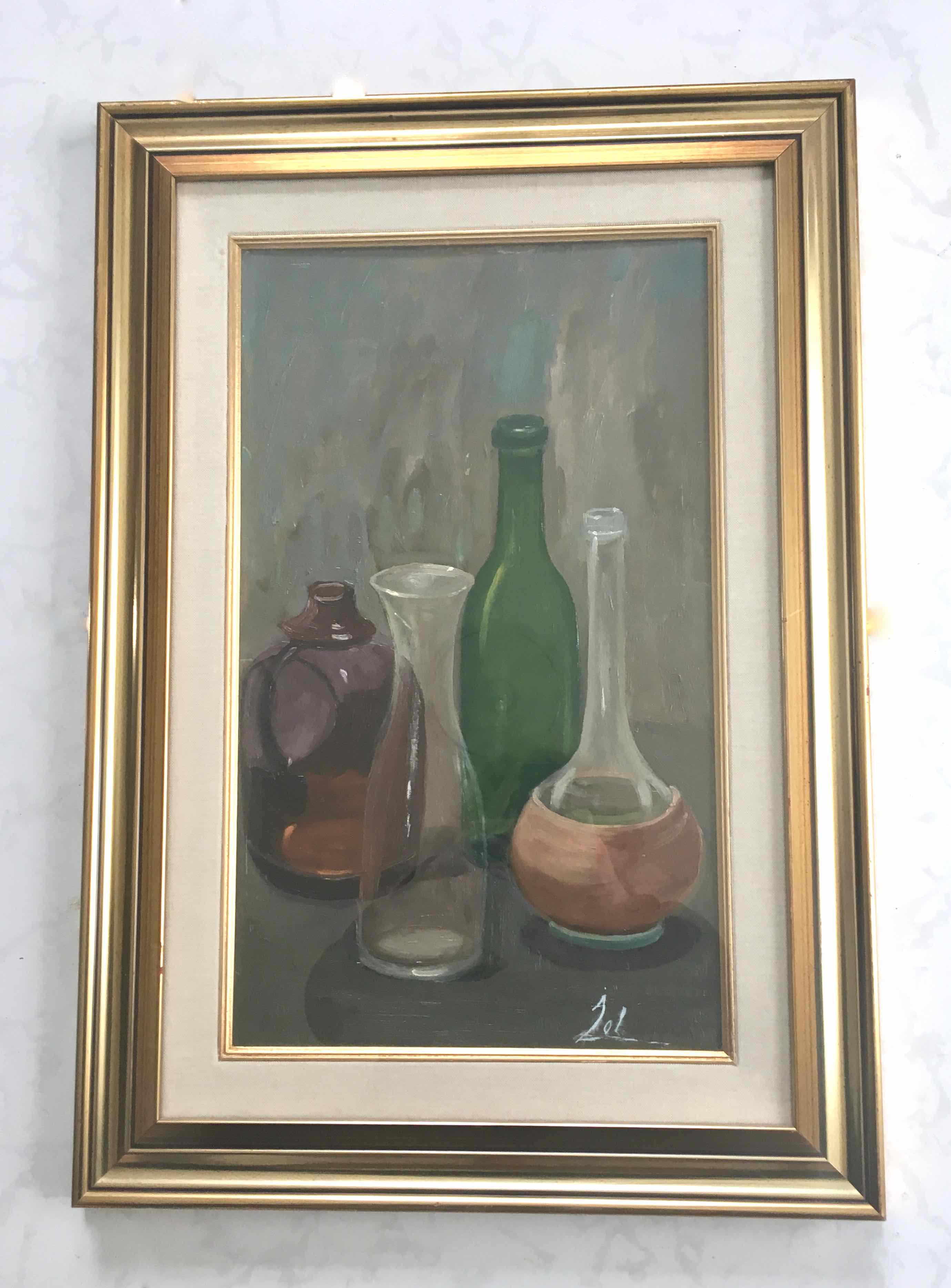 Oil painting on canvas "transparencies"