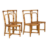 Vintage rattan canning chairs