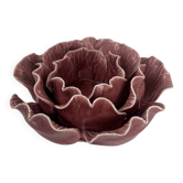 Ceramic flower candlestick