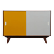 Commode jaune et blanche par Jiri Jiroutek, modèle U-452, 1960