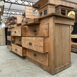 Early 20th century counter in solid oak
