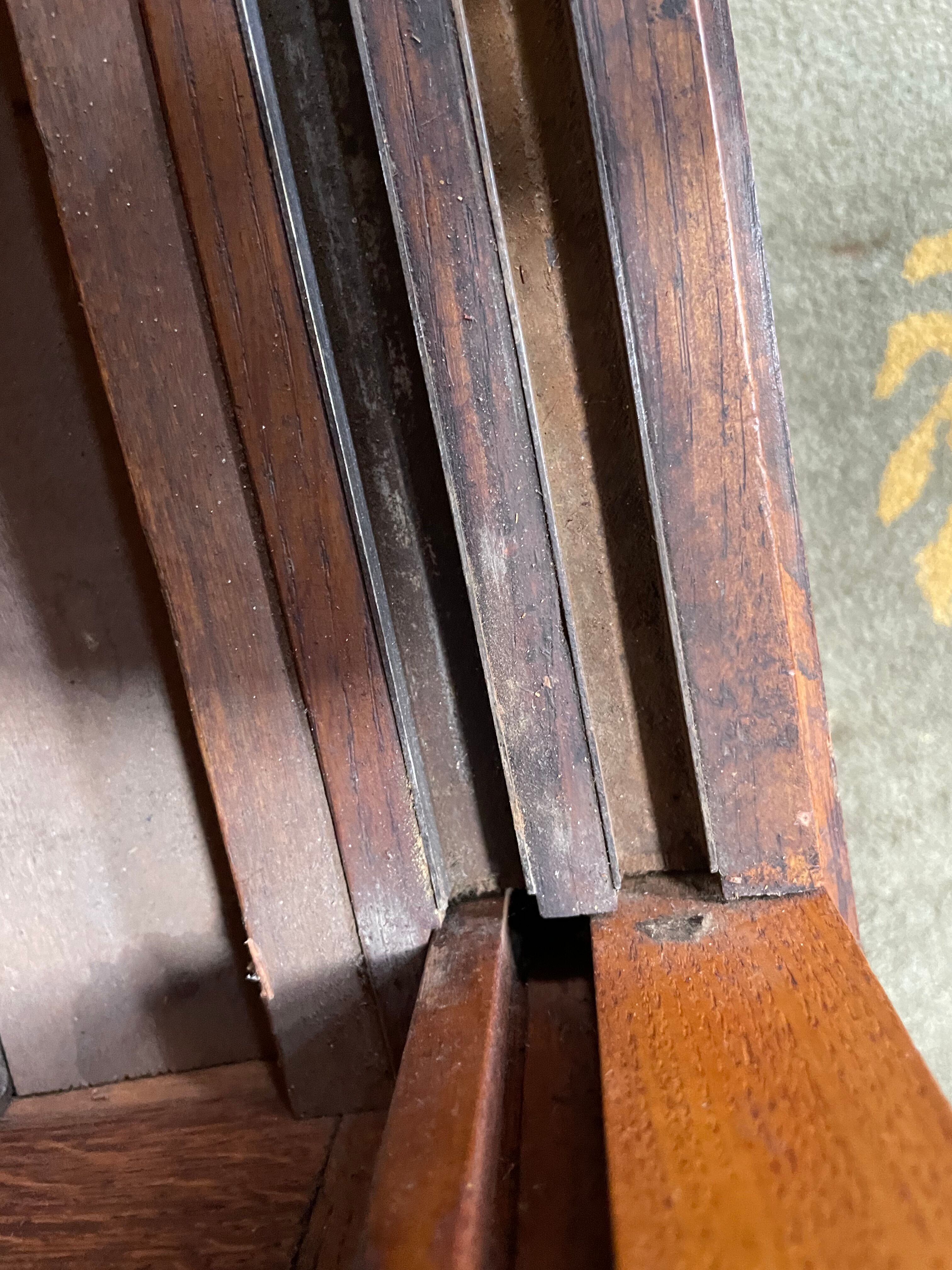 Wardrobe in solid oak Art Deco period