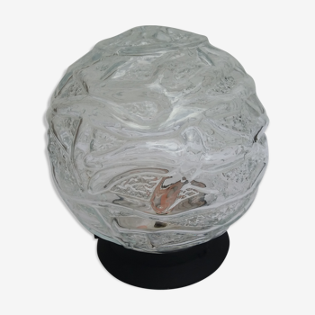 Plafonnier boule en verre