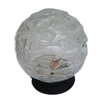 Plafonnier boule en verre