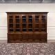 Large English Bookcase with Glass Doors