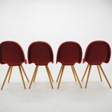 Set of 4 midcentury dining chairs designed by Miroslav Navrátil, 1960s