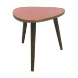 Tabouret tripode rouge