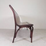 Cafe bench with curved plywood seat, 1990s