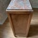 Old bedside wood and marble