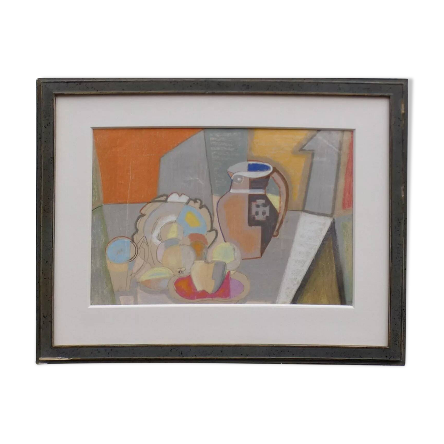 Peinture vintage de fruits nature morte