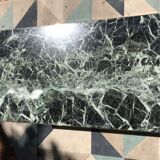 Green marble coffee table