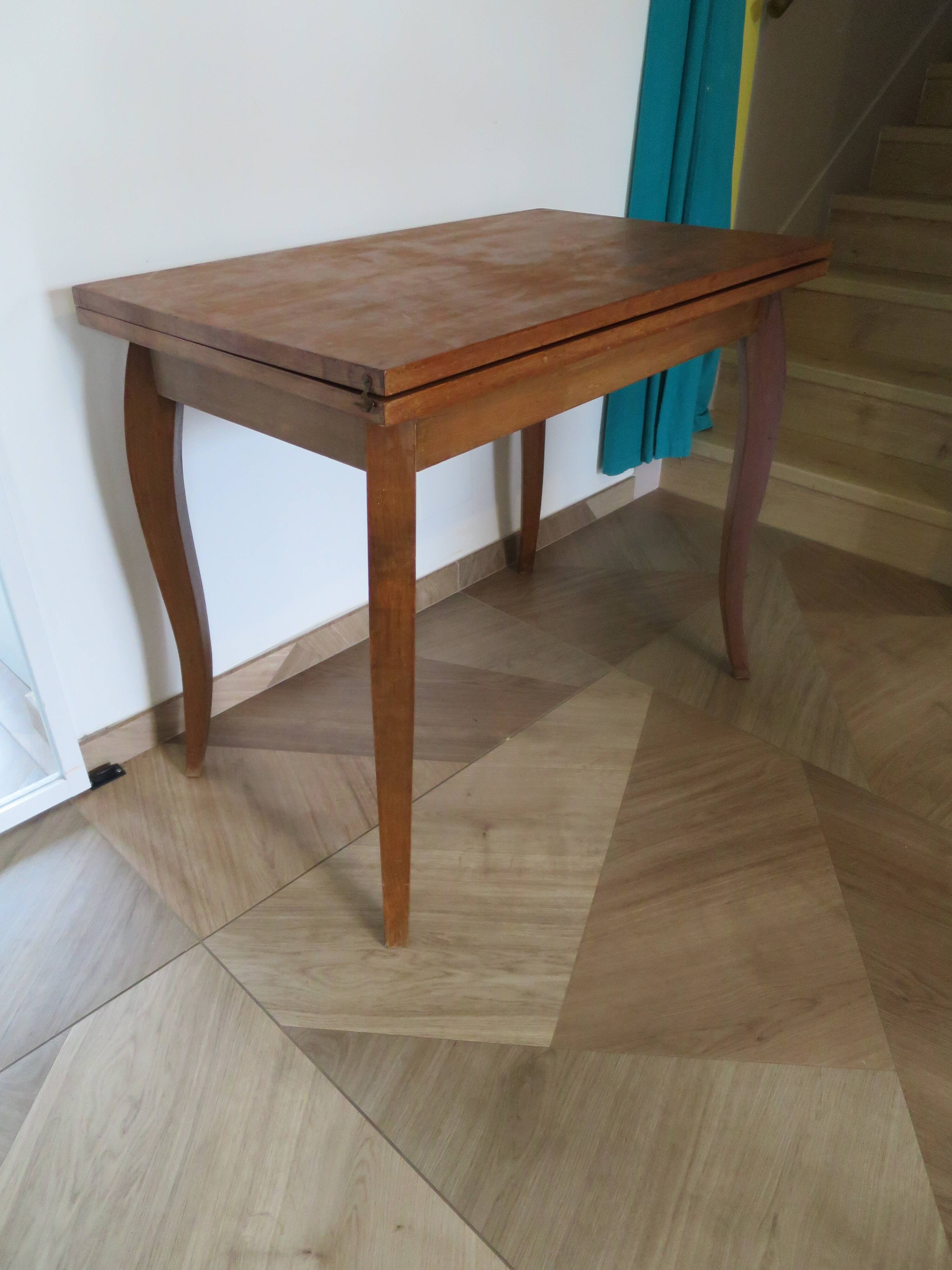 Table de salle à manger extensible, années 50-60