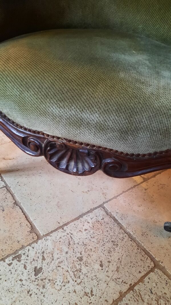 Fauteuil bergère style Louis Philippe