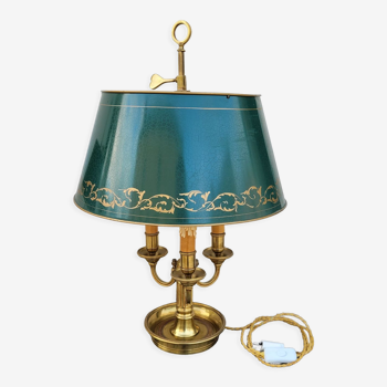Empire style hot water bottle lamp in bronze