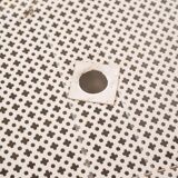 Perforated metal garden table