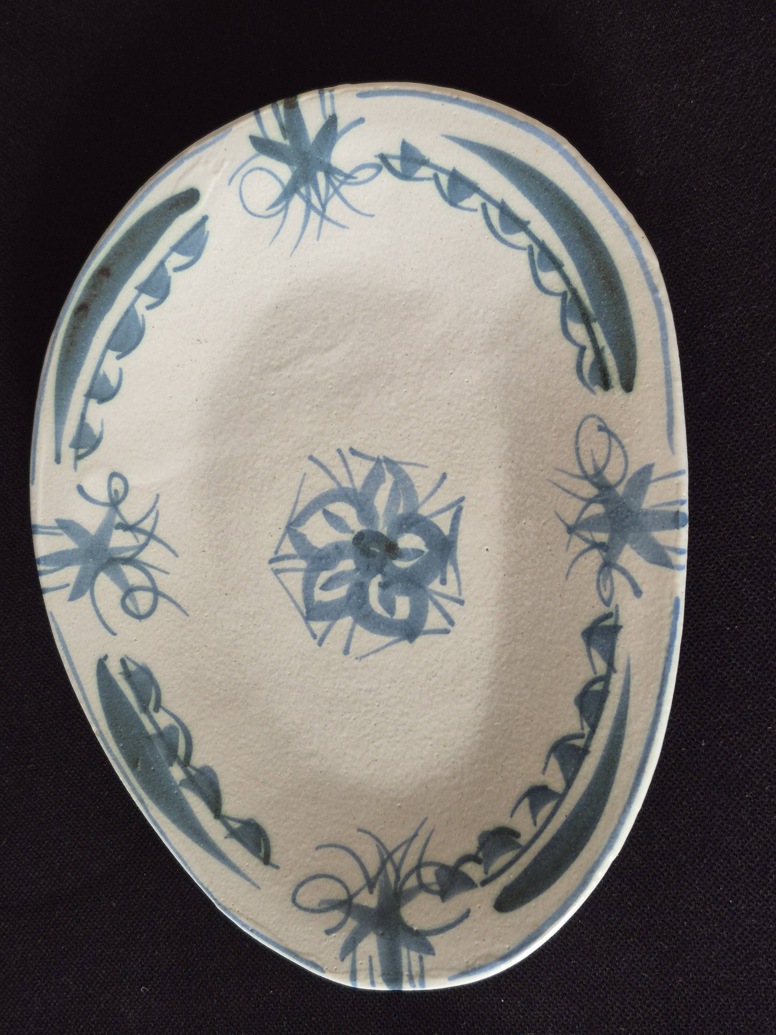 Breakfast cup "selfish" in glazed stoneware Quimper Keraluc A031-1
