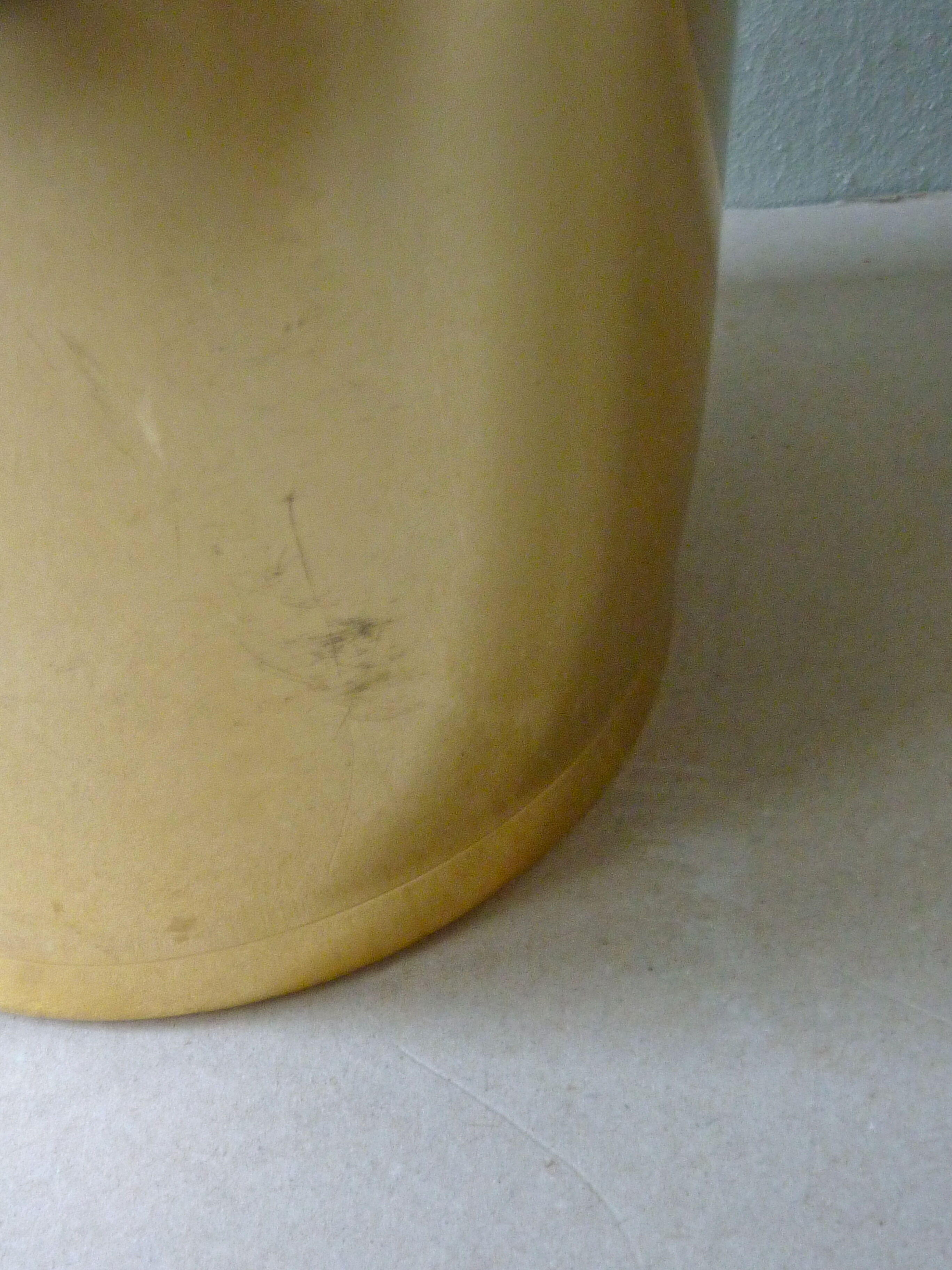 Inalta Luxe France golden aluminum bucket from the 70s