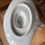 Saucière sur dormant en Terre de Fer Gien modèle Montigny vert