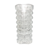Vase en verre taillé