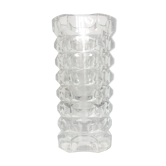 Vase en verre taillé