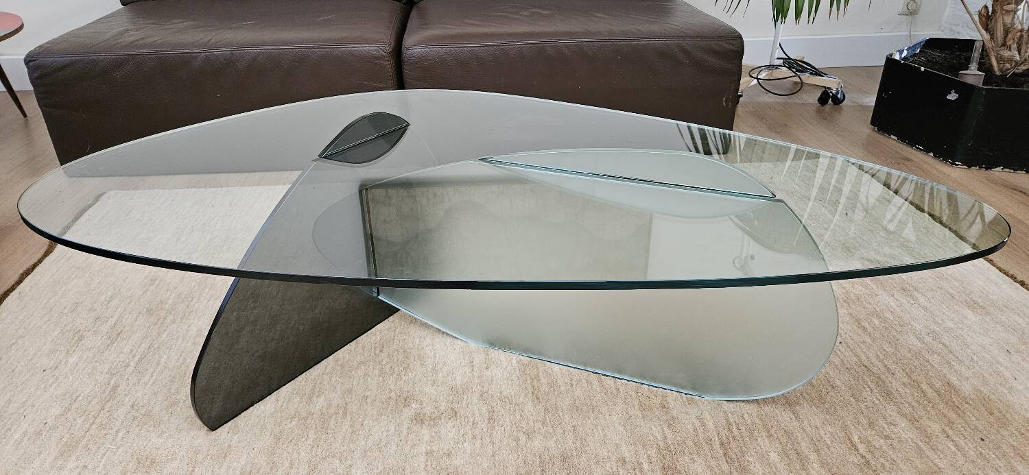 Table basse en verre