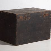 Antique Chinese chest painted in pine wood – China, circa 1900