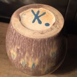 Signed ceramic vase