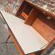 Vintage teak secretary furniture, antique desk