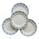 4 dessert plates from Sarreguemines U&C in the Luchon model.