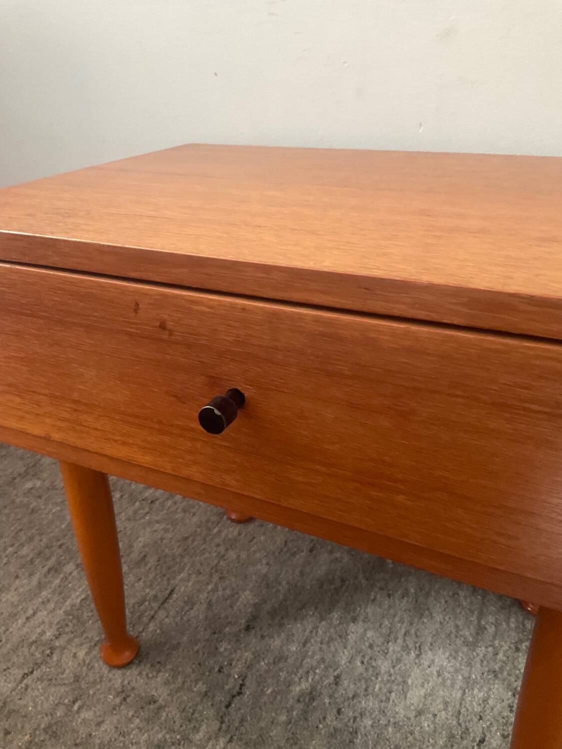 Scandinavian teak bedside table, 1960s