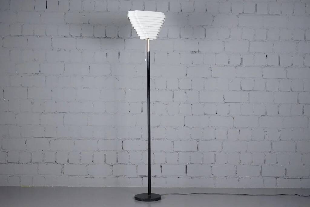 Angel wing floor lamp by Alvar Aalto for Valaistustyö
