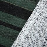 Green & Black Vintage Kilim Rug, 86x86Cm