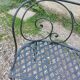 Banc de jardin en fer ancien