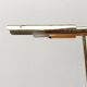 Mid-century minimalist brass table lamp by Rosemarie & Rico Baltensweiler for Baltensweiler.