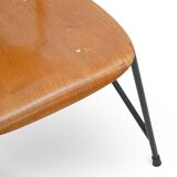 Vintage chairs by Aurelio Villari for Isa Bergamo, 1950s, set of 4.