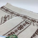 Vintage linen tablecloth and 6 towels