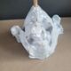 Vintage opaline globe sculptural wall light