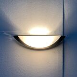 Postmodern German wall lamps from the space age by Glashütte Limburg, set of 2