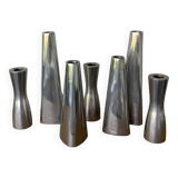 7 Vintage IKEA Bougeoirs Chrome Ehlén Johansson Renos + erika Pekari