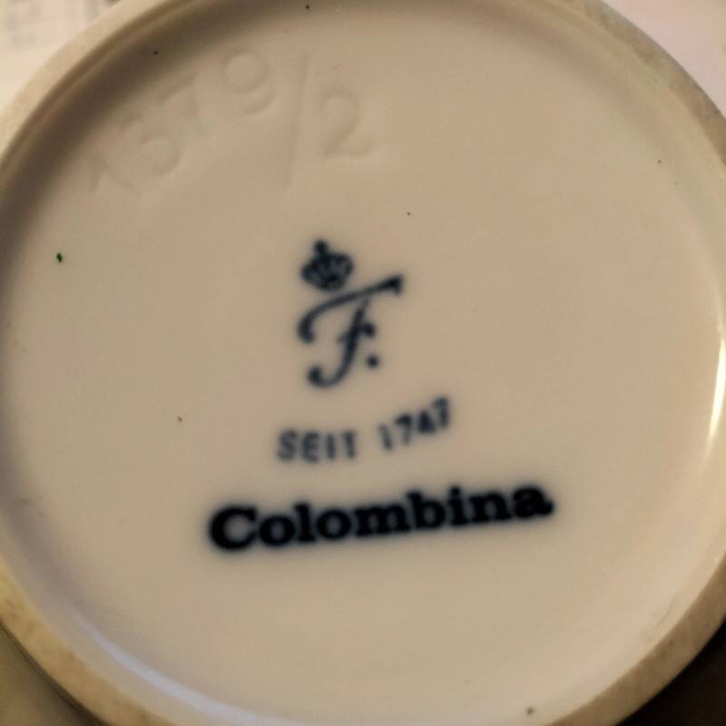 Colombina vintage collectible vase