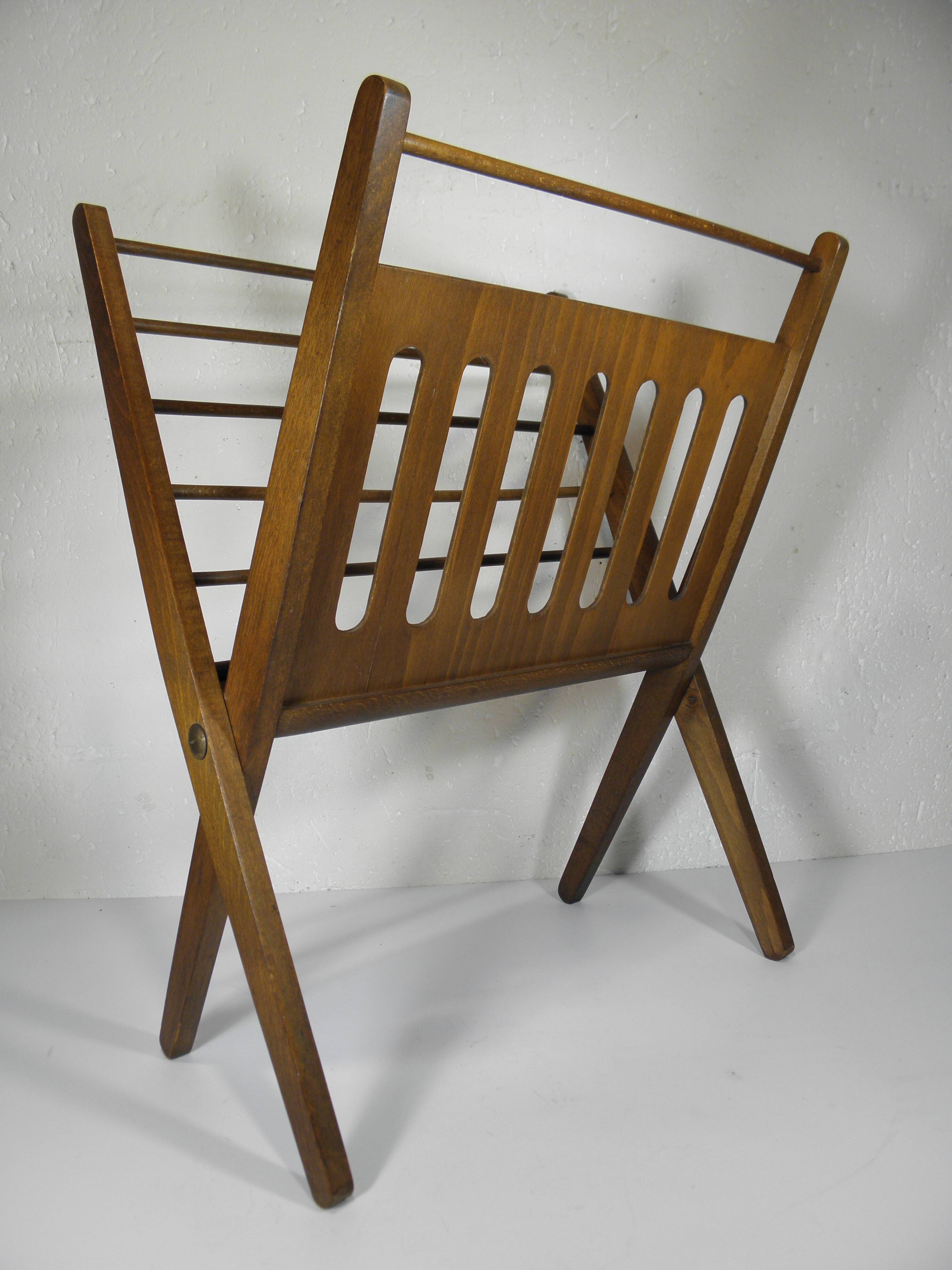 Cees BRAAKMAN folding MAGAZINE RACK - DESIGN 1960