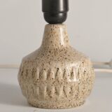 Mid-Century Modern Brown Speckled Stoneware Table Lamp by EGO, Sweden 1960s