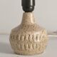 Mid-Century Modern Brown Speckled Stoneware Table Lamp by EGO, Sweden 1960s