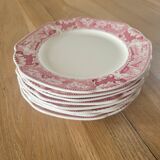8 dessert plates from Maestricht ceramics, Victoria model