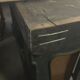 Workbench with cast iron foot