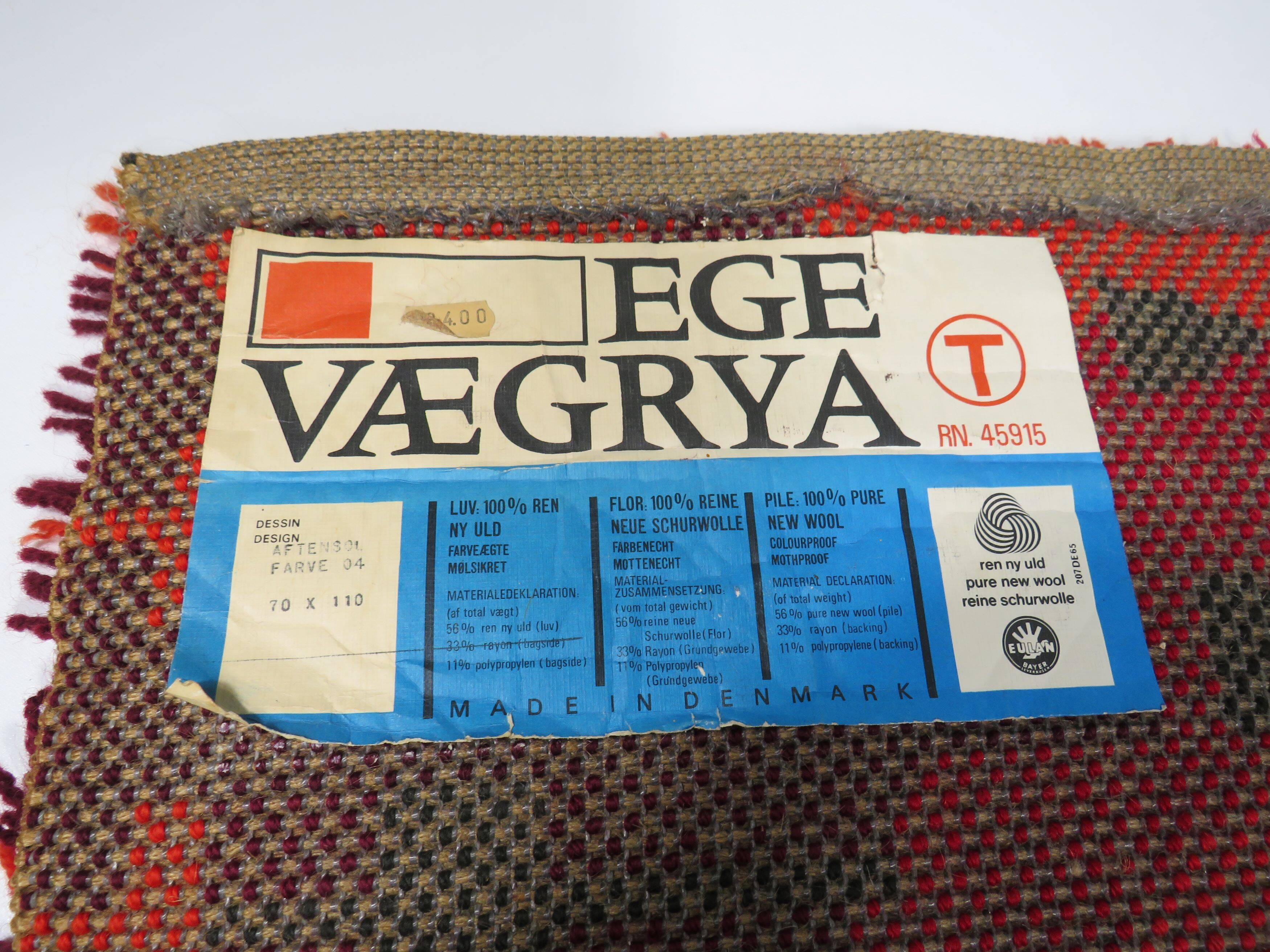 Carpet or Wall Tapestry by Ege Rya, Denmark 1965