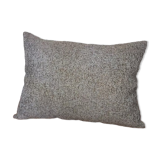 Rectangular cushion mottled taupe