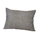 Coussin rectangulaire chiné taupe